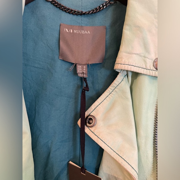 NWT Muubaa ombre color leather jacket - Picture 4 of 11